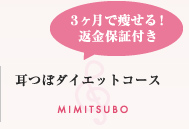 3ヶ月で瘦せる！返金保証付き 耳つぼダイエットコース